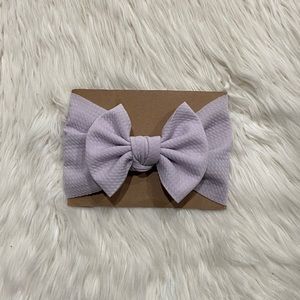 Baby Lilac Classic Bow Headwrap